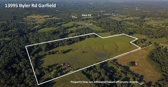 72.5 Acres of Land with Home for Sale in Garfield, Arkansas