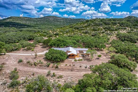 12.6 Acres of Land with Home for Sale in Leakey, Texas