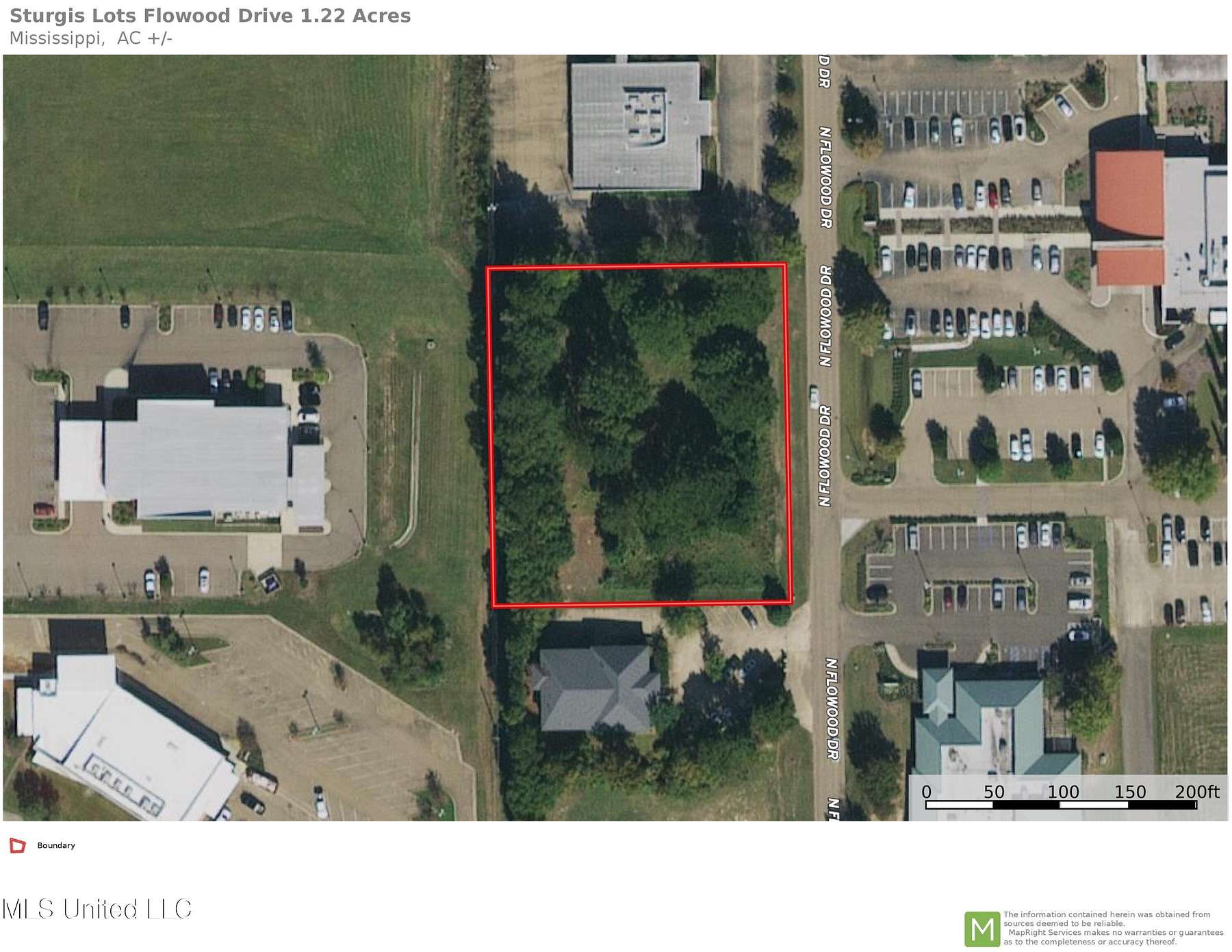 1.2 Acres of Commercial Land for Sale in Flowood, Mississippi
