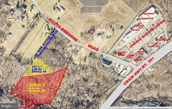 8 Acres of Residential Land for Sale in Upper Marlboro, Maryland
