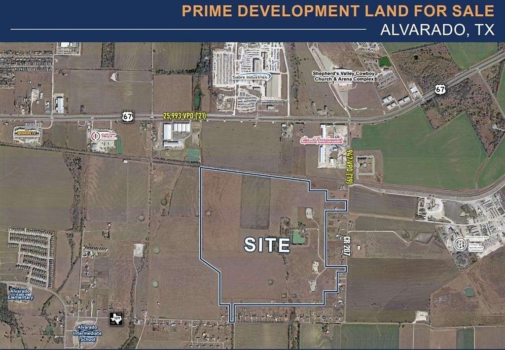 244 Acres of Land for Sale in Alvarado, Texas