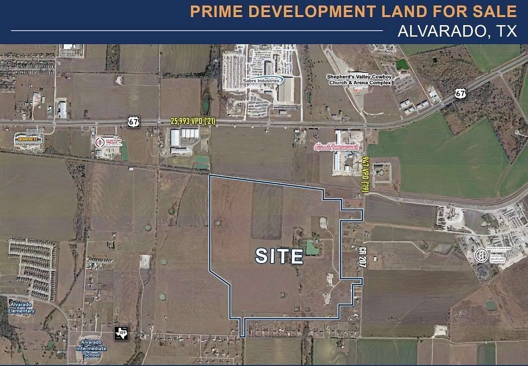 244 Acres of Agricultural Land for Sale in Alvarado, Texas