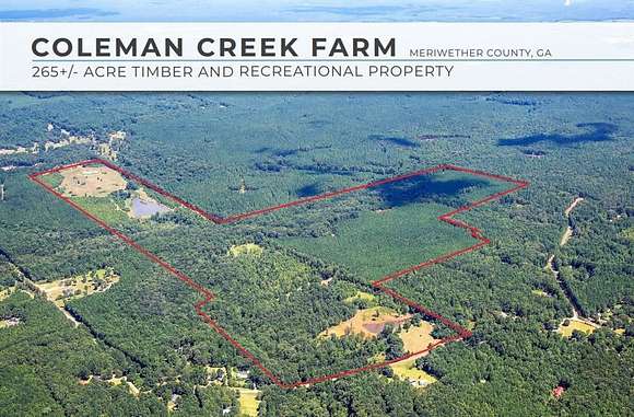 264 Acres of Land for Sale in Luthersville, Georgia