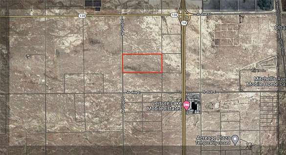 20.4 Acres of Land for Sale in Lancaster, California