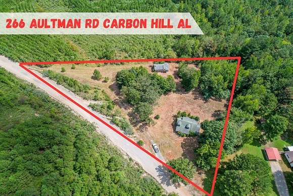 2.6 Acres of Residential Land with Home for Sale in Carbon Hill, Alabama