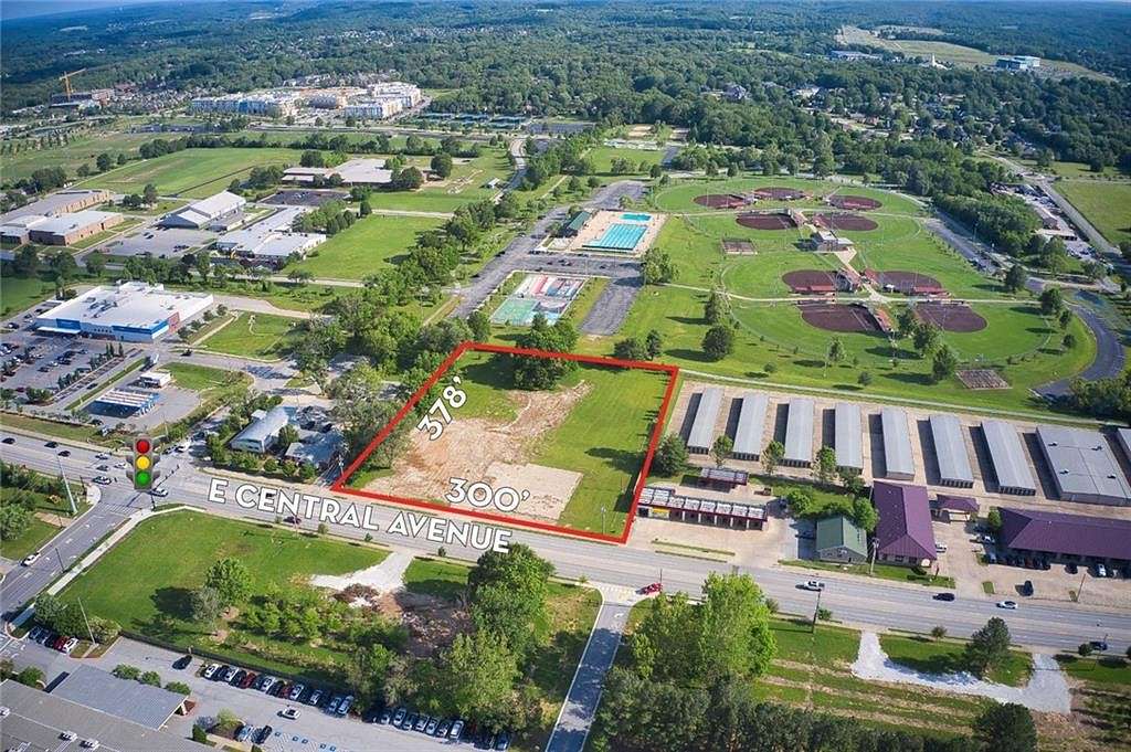 2.6 Acres of Commercial Land for Sale in Bentonville, Arkansas