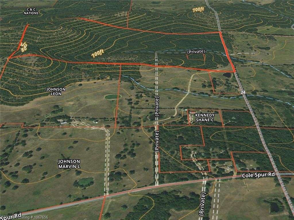 80 Acres of Recreational Land for Sale in Tuskahoma, Oklahoma