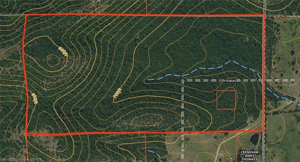 80 Acres of Recreational Land for Sale in Tuskahoma, Oklahoma