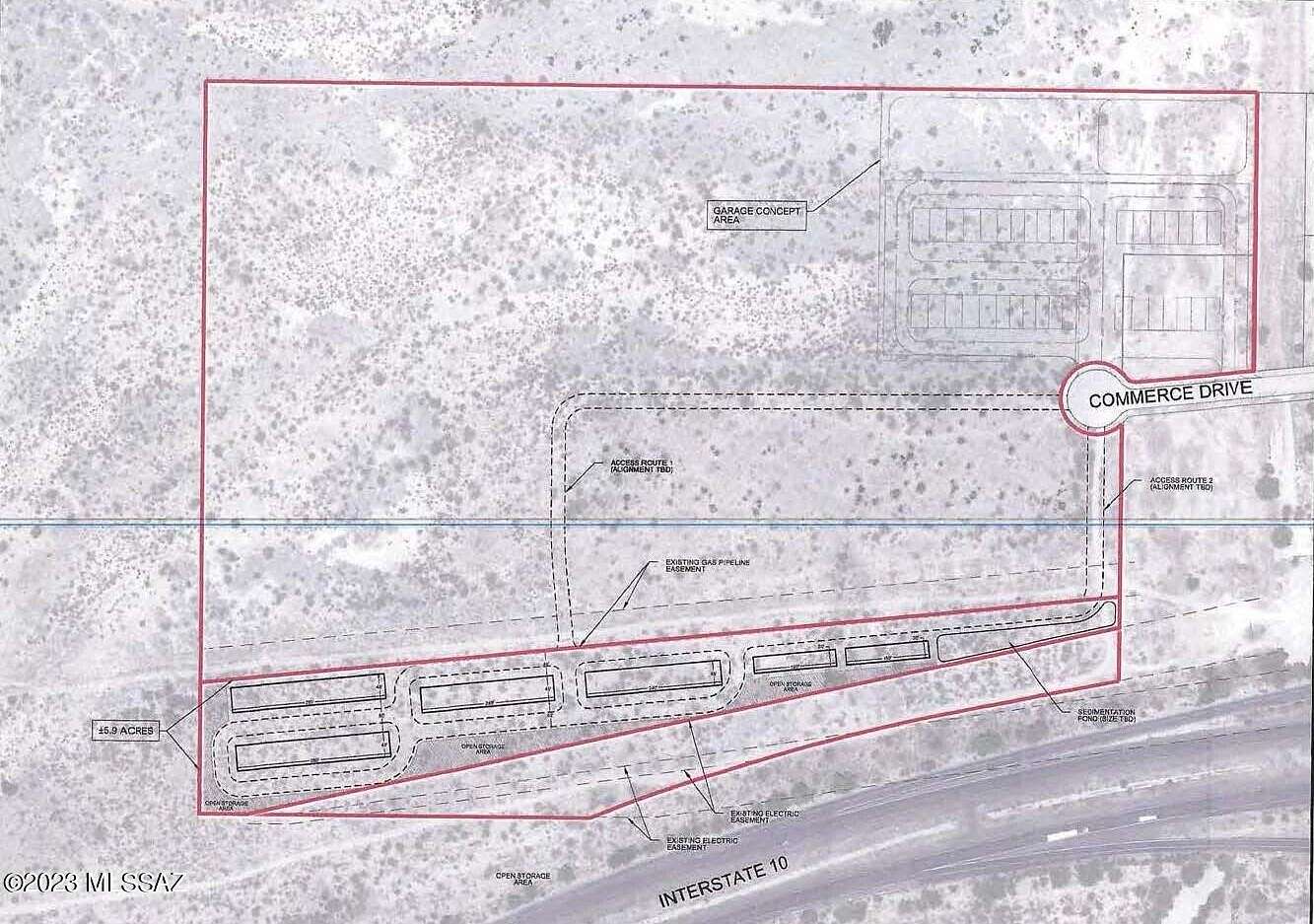 9.1 Acres of Commercial Land for Sale in Benson, Arizona