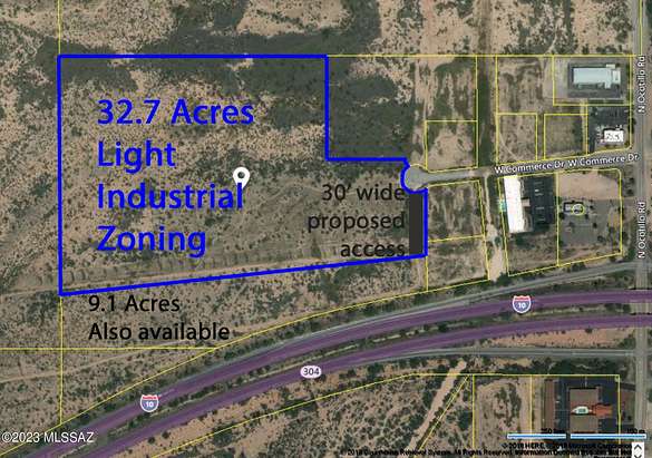 32.7 Acres of Land for Sale in Benson, Arizona