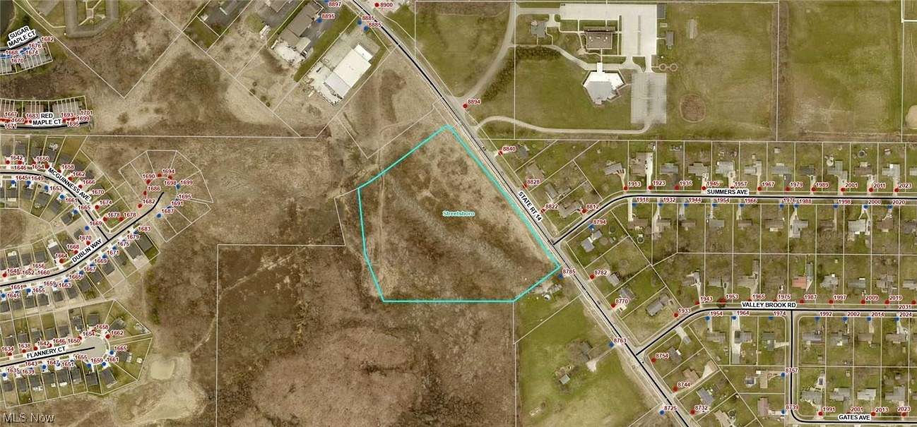 8.4 Acres of Residential Land for Sale in Streetsboro, Ohio