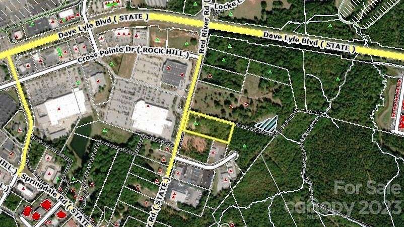 3.5 Acres of Commercial Land for Sale in Rock Hill, South Carolina