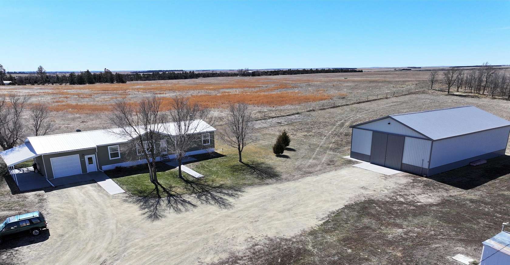 9.2 Acres of Residential Land with Home for Sale in Valentine, Nebraska