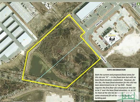3.2 Acres of Commercial Land for Sale in Pooler, Georgia