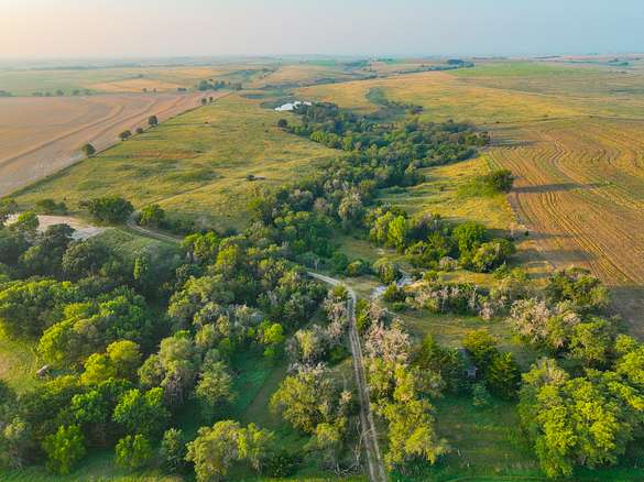 132 Acres of Recreational Land & Farm for Sale in Phillipsburg, Kansas
