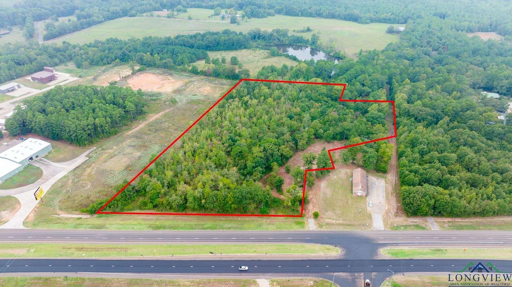 9.6 Acres of Commercial Land for Sale in Longview, Texas