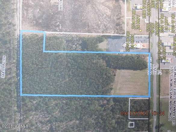 14.5 Acres of Commercial Land for Sale in Warsaw, North Carolina