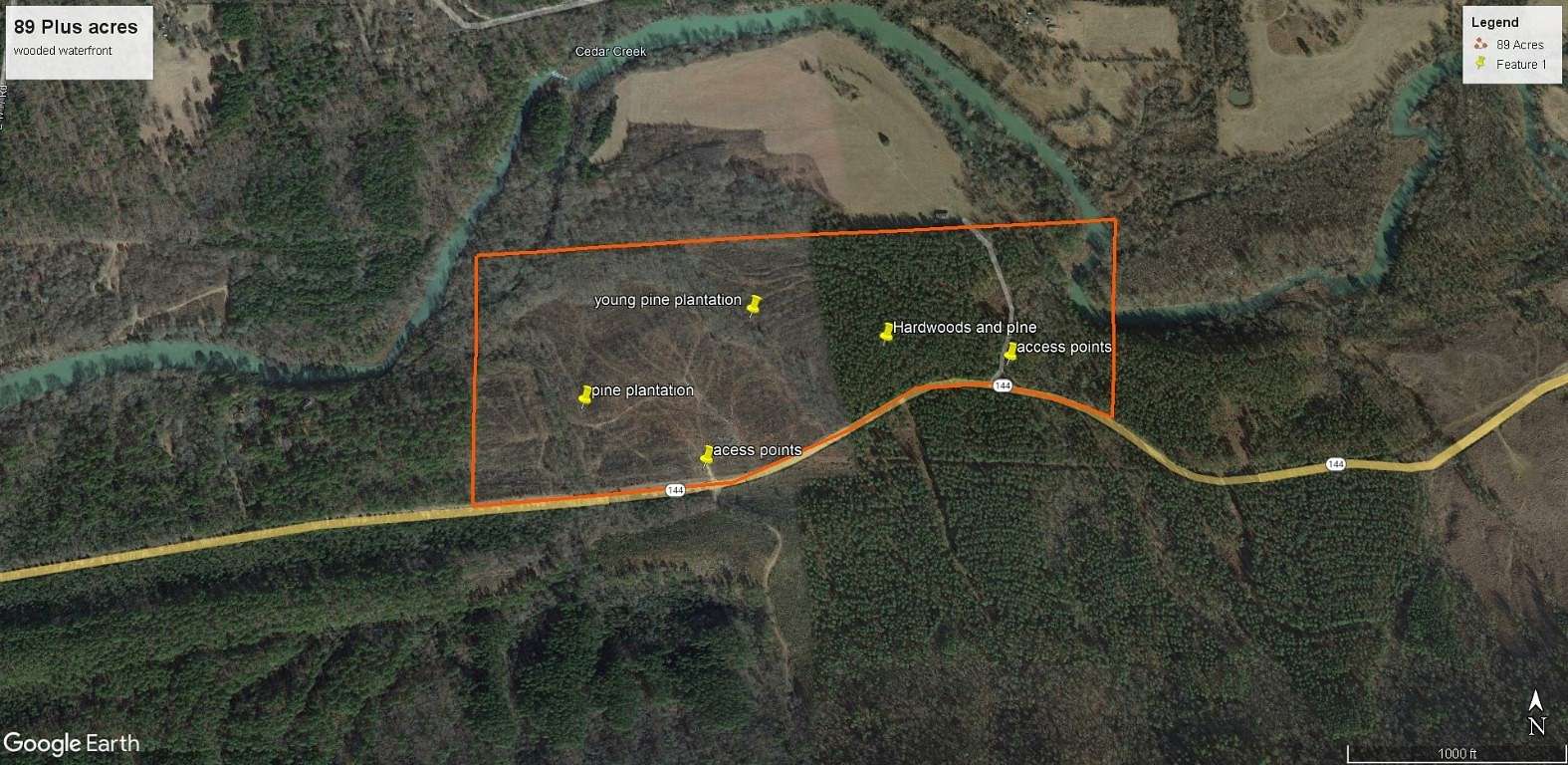 88 Acres of Land for Sale in Honobia, Oklahoma