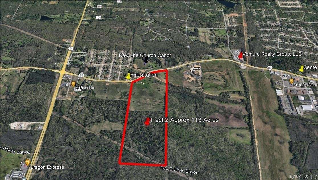 113 Acres of Land for Sale in Cabot, Arkansas