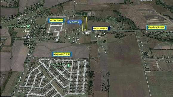 5 Acres of Improved Commercial Land for Sale in Josephine, Texas
