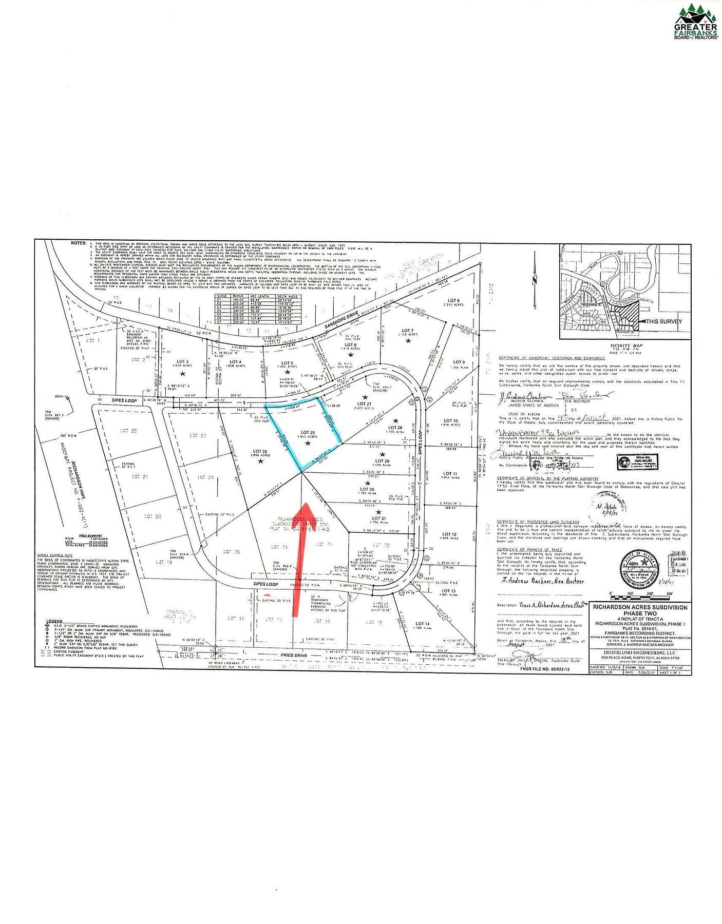 1.812 Acres of Residential Land for Sale in Salcha, Alaska