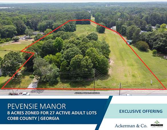 8 Acres of Recreational Land for Sale in Powder Springs, Georgia