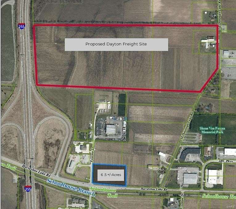 6 Acres of Commercial Land for Sale in Collinsville, Illinois