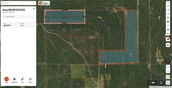 30 Acres of Land for Sale in Stilwell, Oklahoma