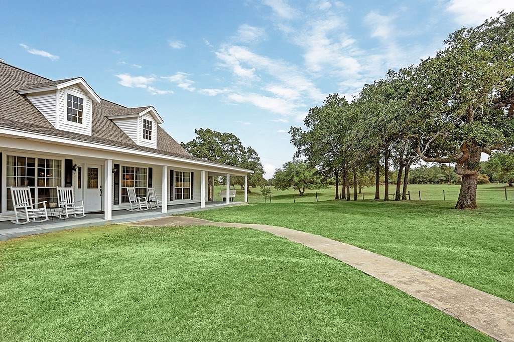 82.7 Acres of Agricultural Land with Home for Sale in La Grange, Texas