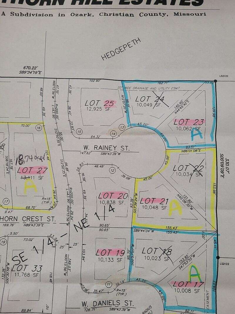 0.23 Acres of Residential Land for Sale in Ozark, Missouri