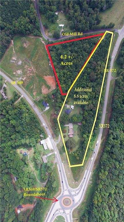 4.22 Acres of Residential Land for Sale in Ball Ground, Georgia