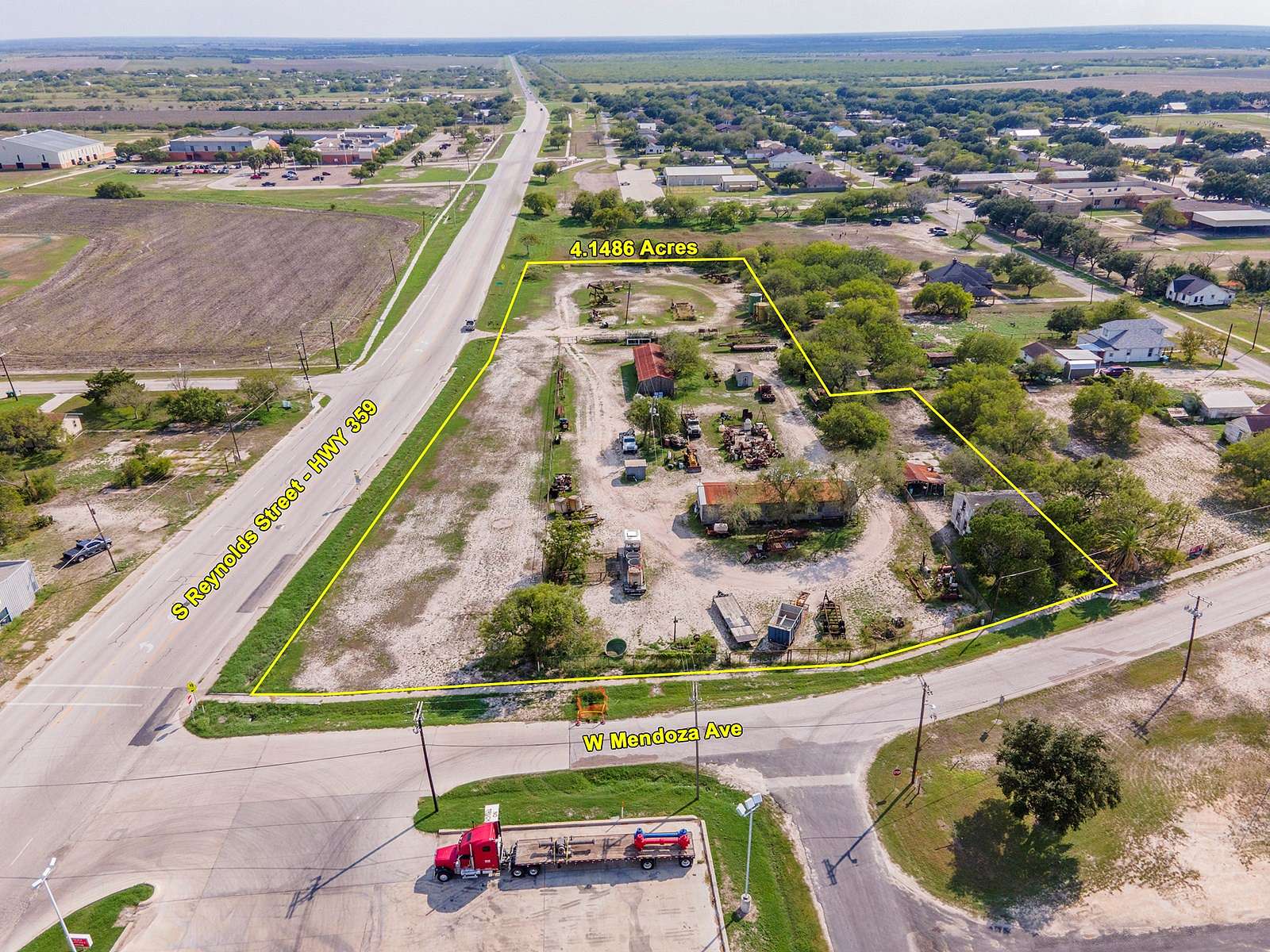 3.9 Acres of Land for Sale in Orange Grove, Texas