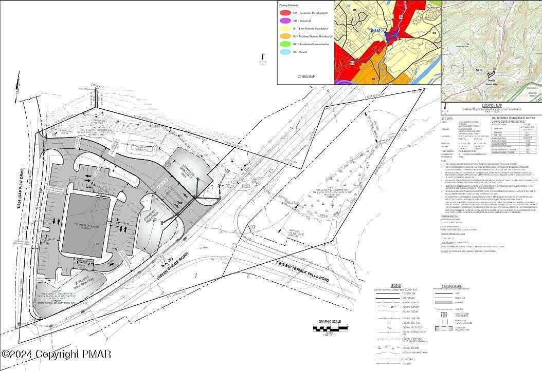 5 Acres of Improved Commercial Land for Sale in East Stroudsburg, Pennsylvania