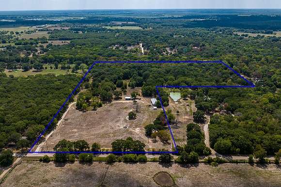 29.8 Acres of Recreational Land with Home for Sale in Kemp, Texas