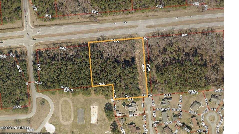 3.06 Acres of Mixed-Use Land for Sale in New Bern, North Carolina