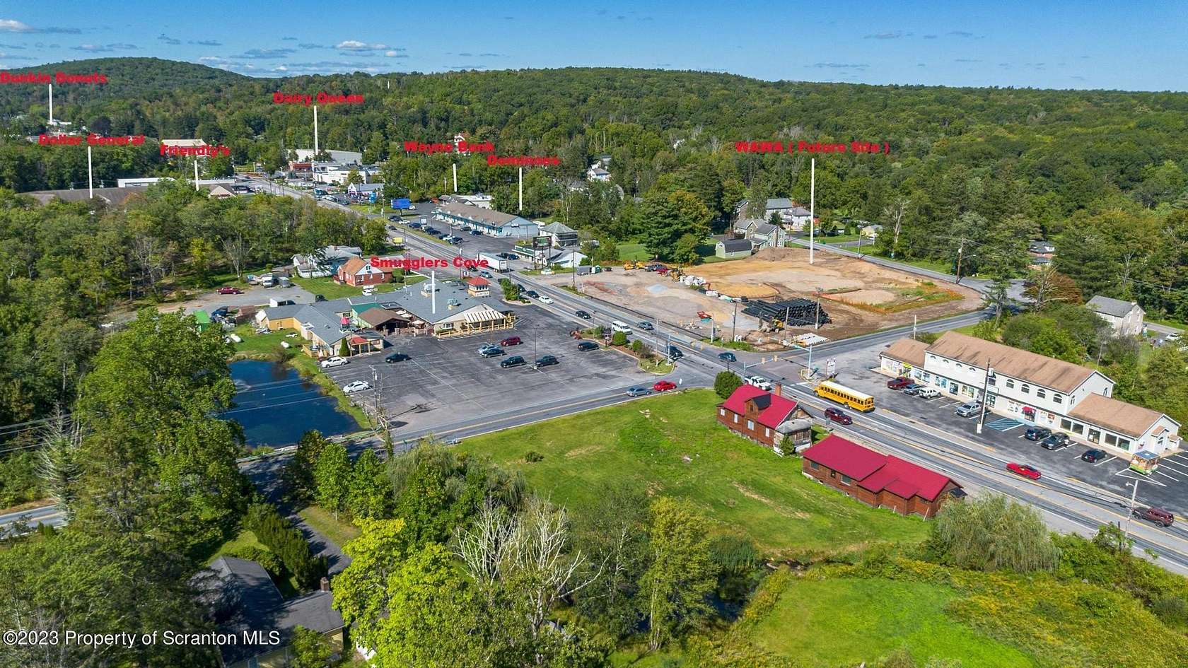 7.53 Acres of Improved Commercial Land for Sale in Tannersville, Pennsylvania