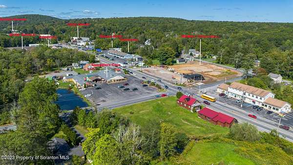 7.53 Acres of Improved Commercial Land for Sale in Tannersville, Pennsylvania