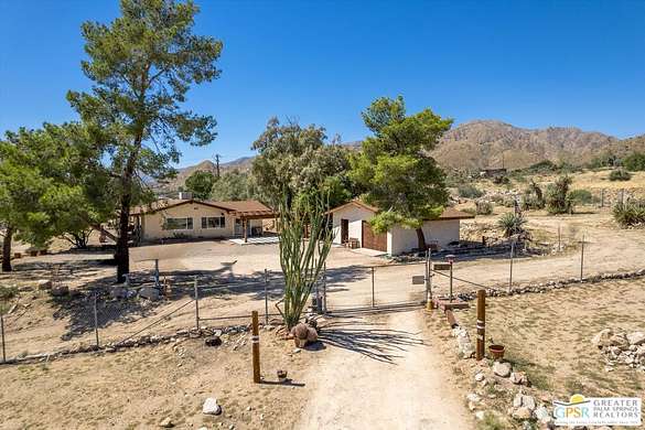 2.5 Acres of Residential Land with Home for Sale in Morongo Valley, California