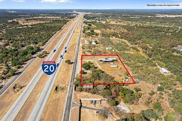 3 Acres of Commercial Land for Lease in Santo, Texas
