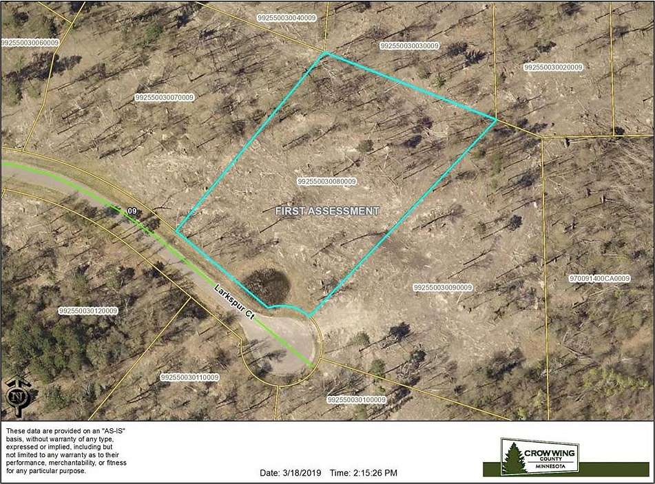2.5 Acres of Residential Land for Sale in Brainerd, Minnesota