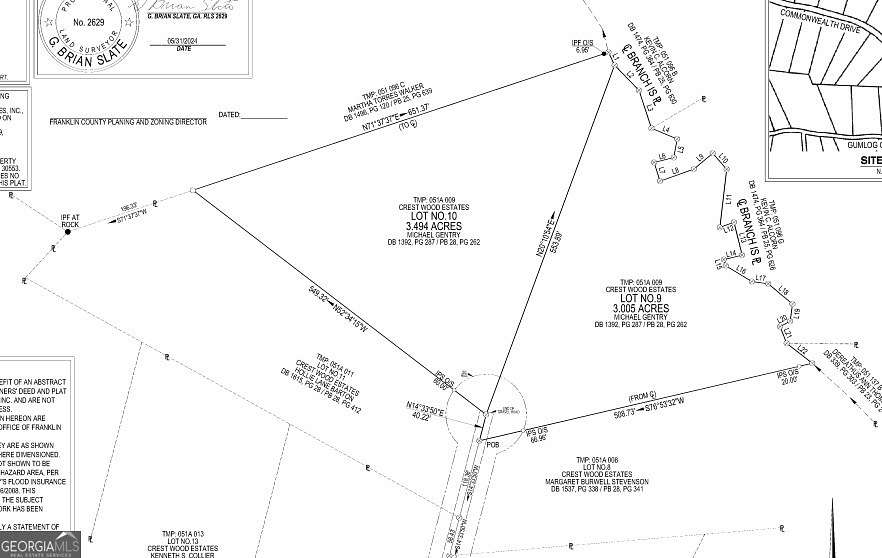 6.5 Acres of Residential Land for Sale in Martin, Georgia