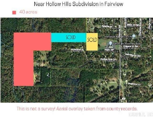 40 Acres of Recreational & Residential Land for Sale in Camden, Arkansas