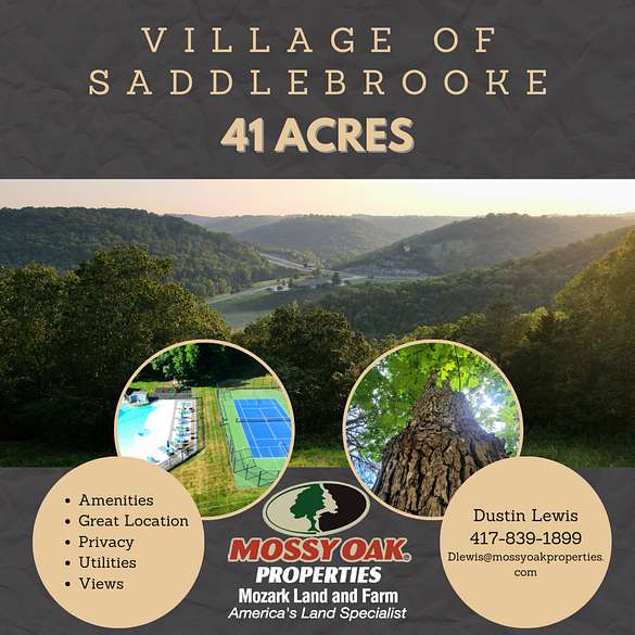 41 Acres of Recreational Land for Sale in Saddlebrooke, Missouri