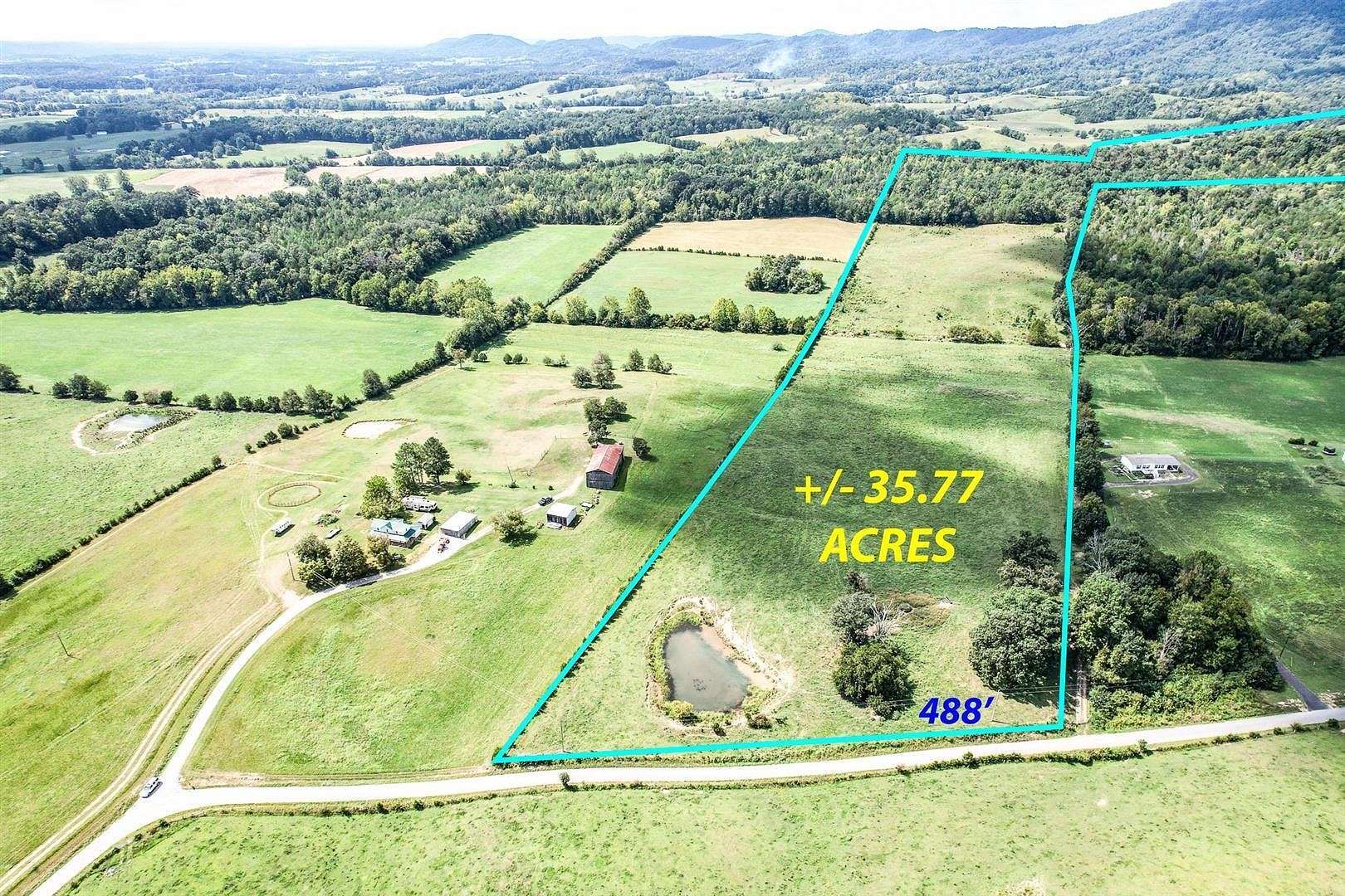 35.8 Acres of Agricultural Land for Sale in Greeneville, Tennessee