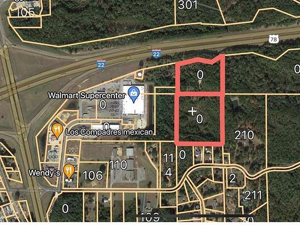 17 Acres of Mixed-Use Land for Sale in Fulton, Mississippi