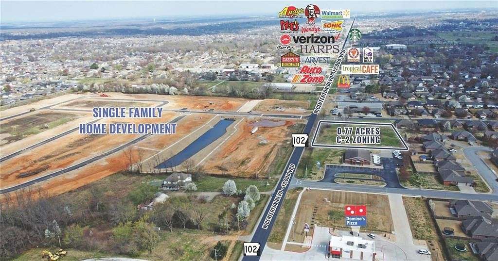 0.77 Acres of Commercial Land for Sale in Centerton, Arkansas