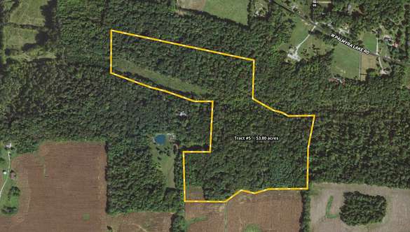 53.8 Acres of Land for Sale in Palmyra, Indiana