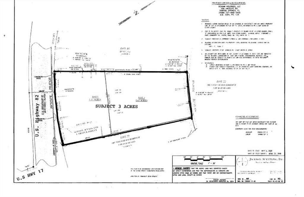 3 Acres of Commercial Land for Sale in Brunswick, Georgia