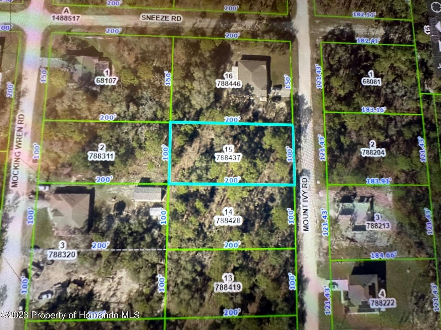 0.46 Acres of Residential Land for Sale in Weeki Wachee, Florida