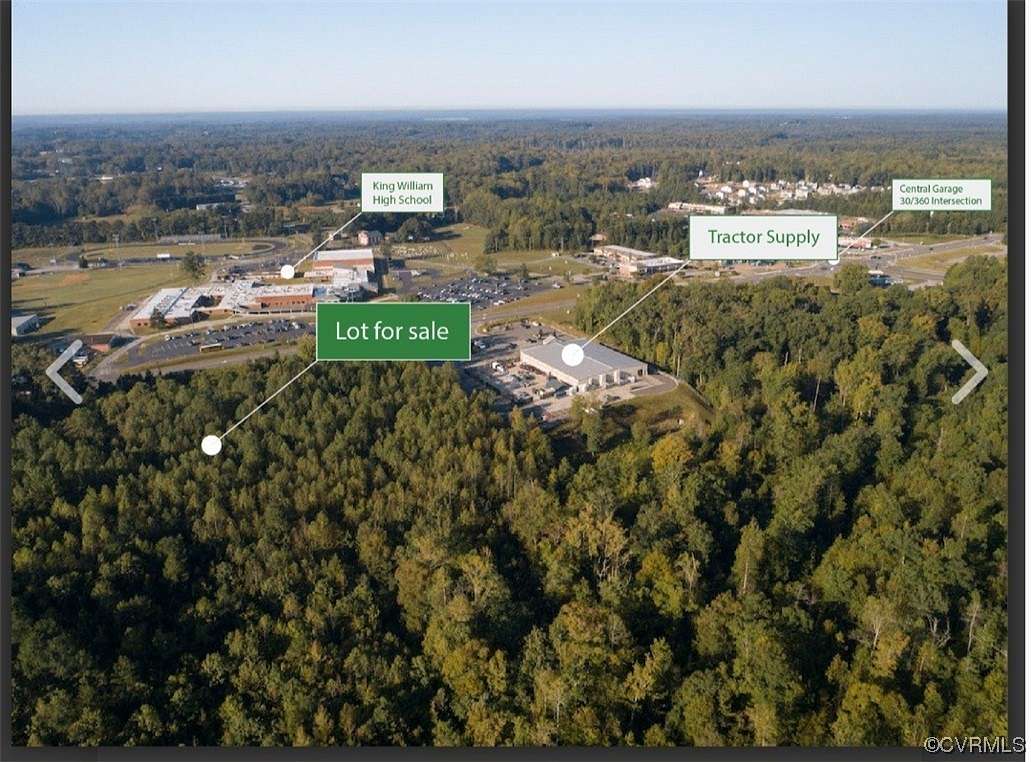 25 Acres of Improved Commercial Land for Sale in King William, Virginia